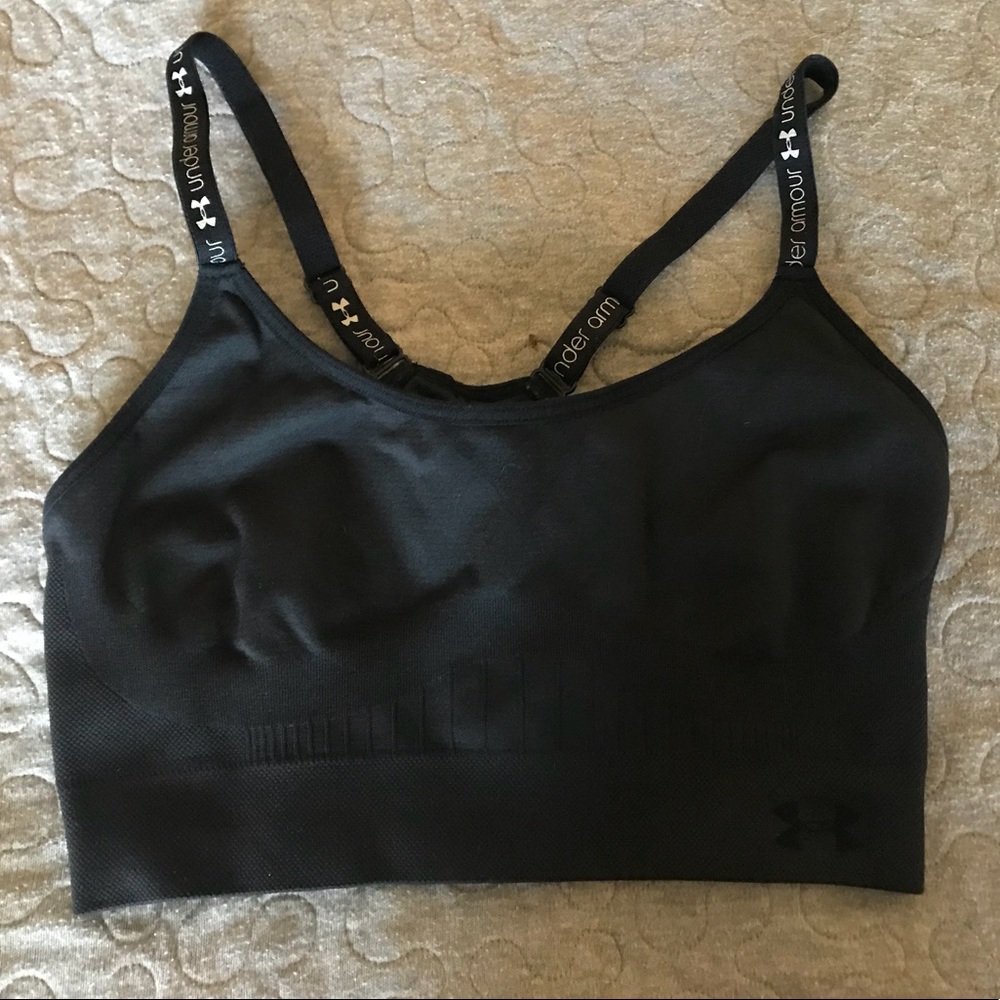 Under armor black bra